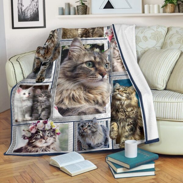 Cat Fleece Blanket Sherpa Blanket