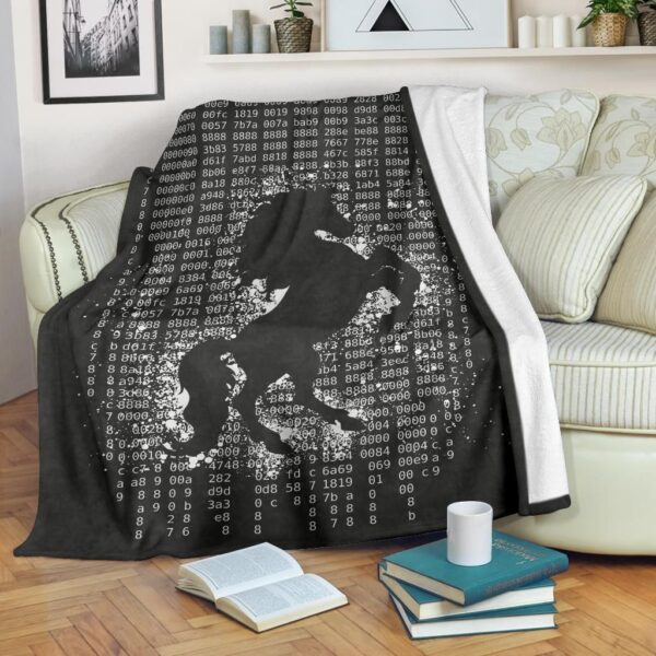 Horse Fleece Blanket Sherpa Blanket