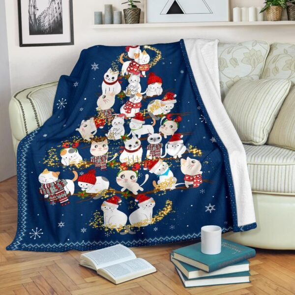 Cat Fleece Blanket Sherpa Blanket