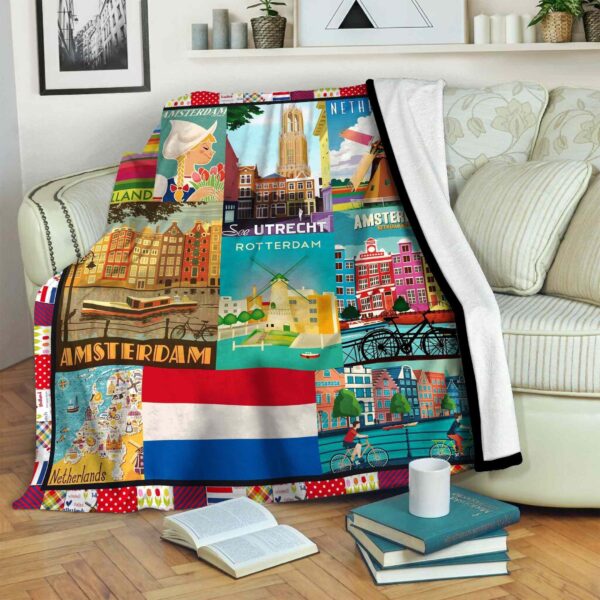 Netherland Fleece Blanket Sherpa Blanket