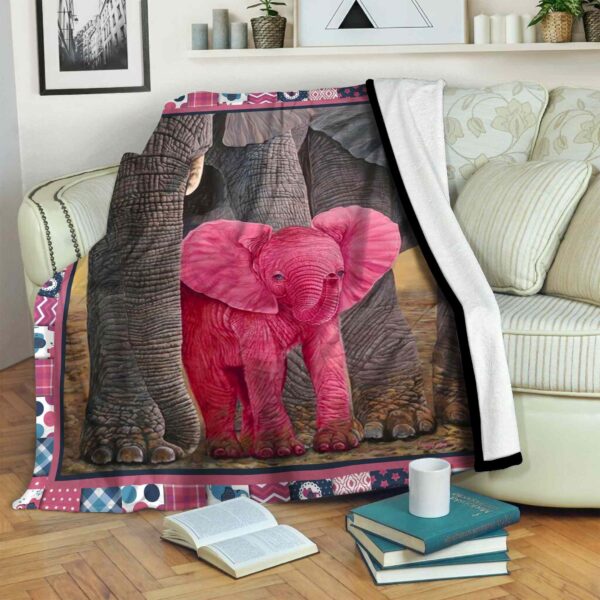 Elephan Fleece Blanket Sherpa Blanket